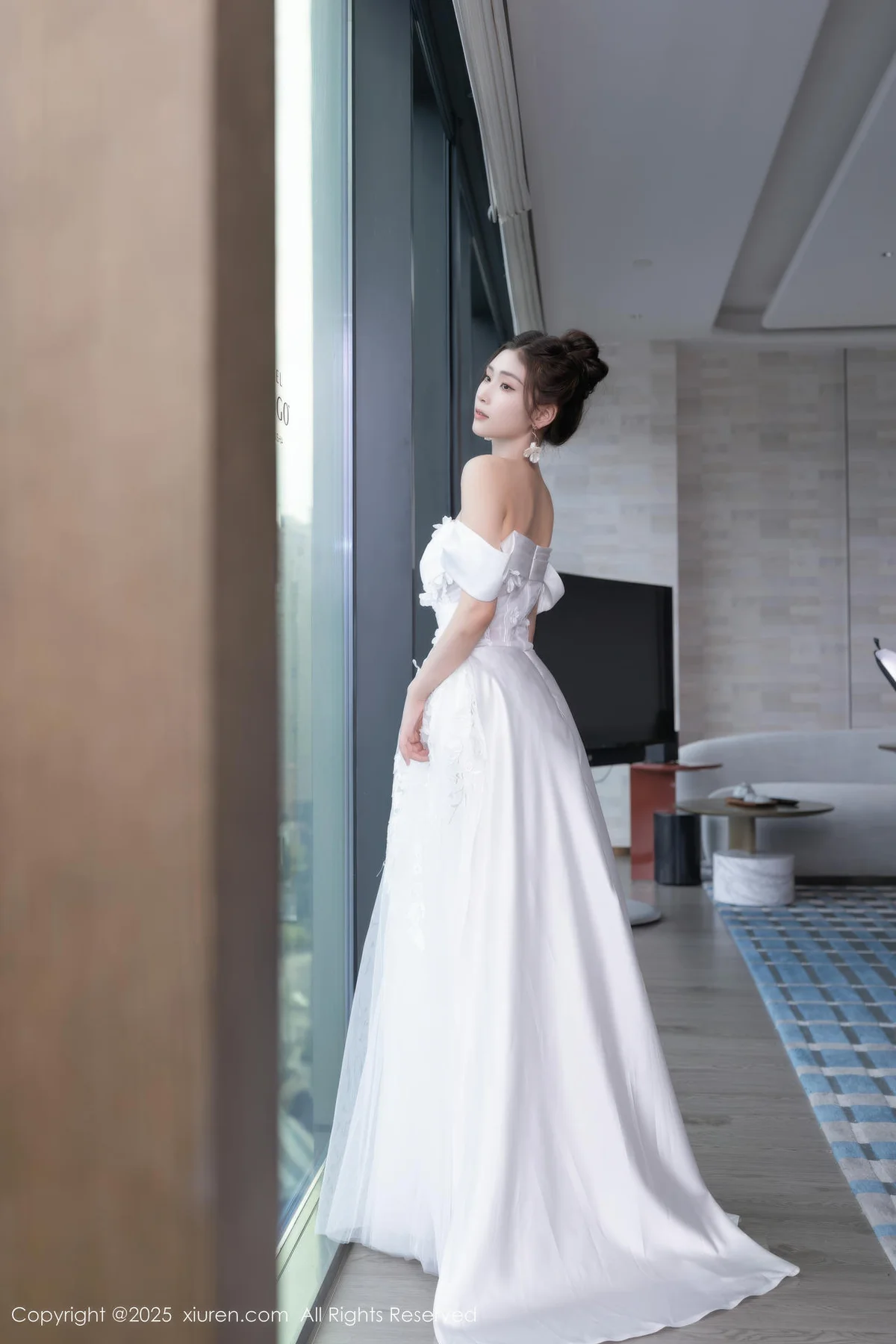 XiuRen 秀人 No.10814 刘婷婷 白色婚纱主题 - 7