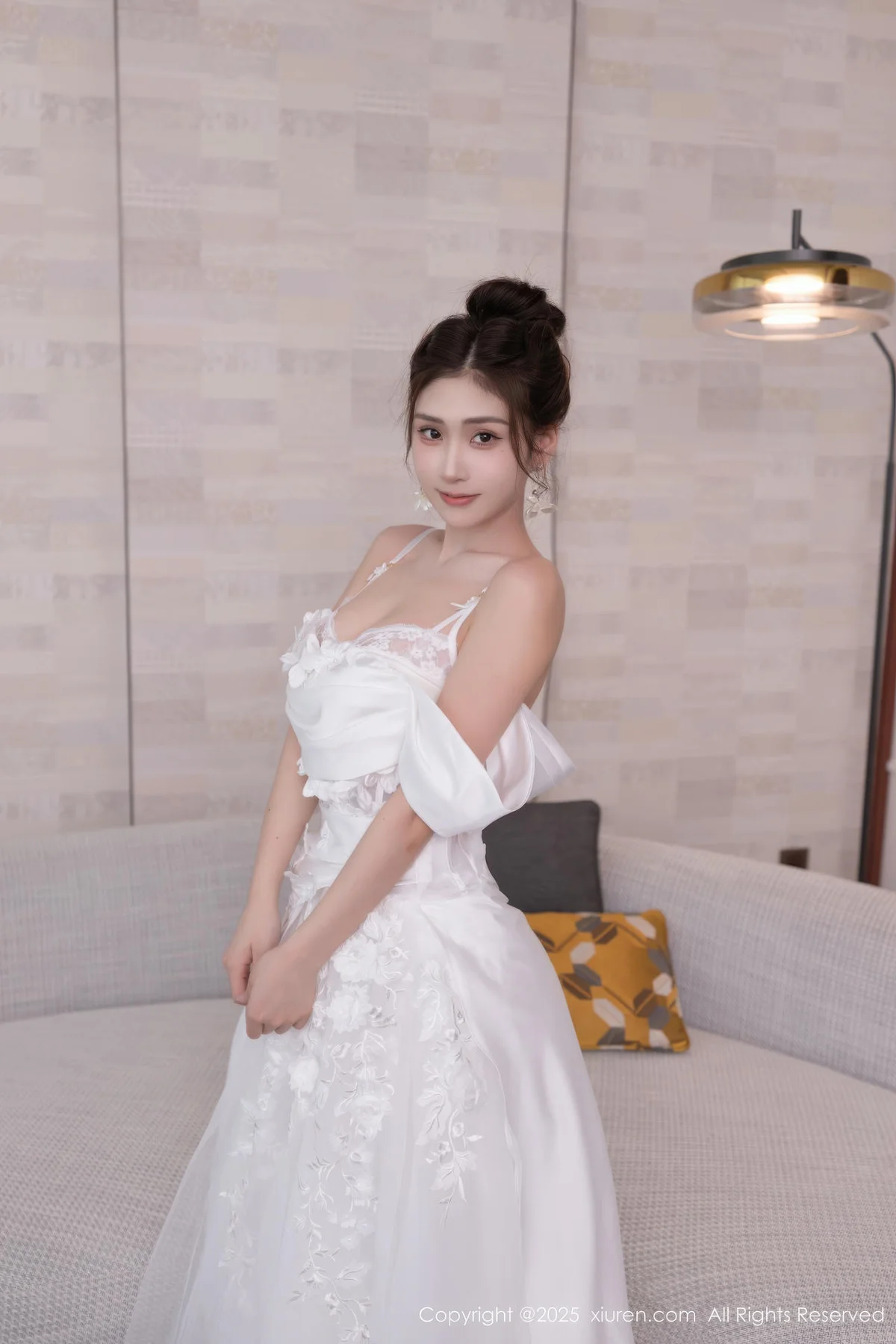 XiuRen 秀人 No.10814 刘婷婷 白色婚纱主题 - 13