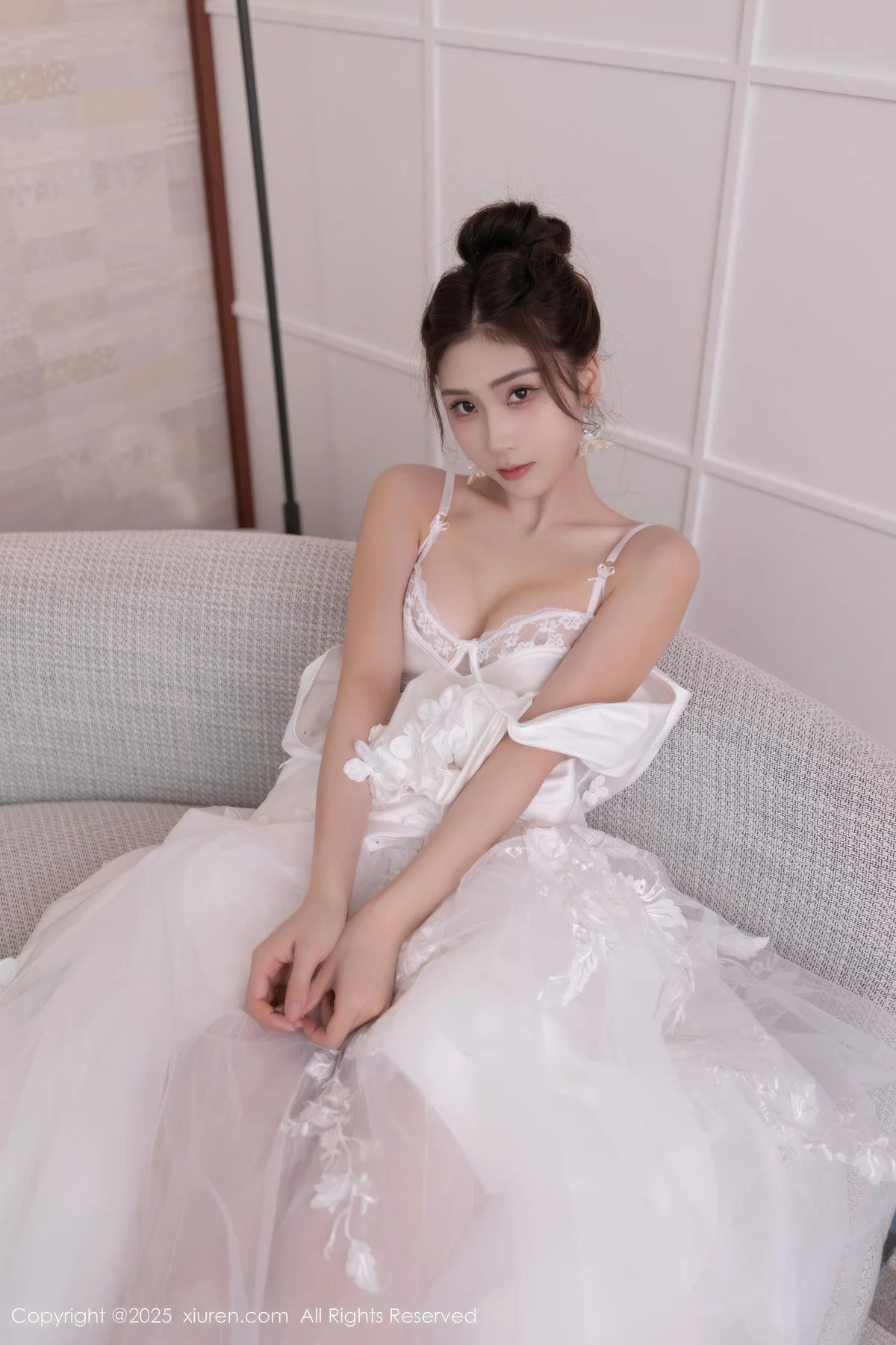 XiuRen 秀人 No.10814 刘婷婷 白色婚纱主题 - 14