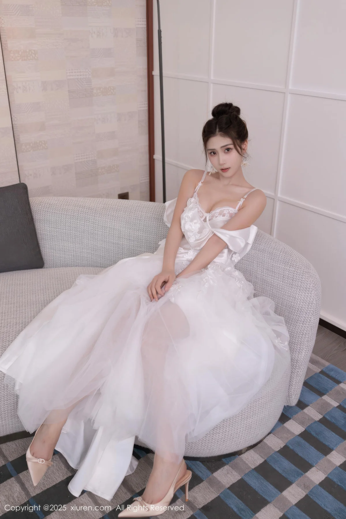 XiuRen 秀人 No.10814 刘婷婷 白色婚纱主题 - 16