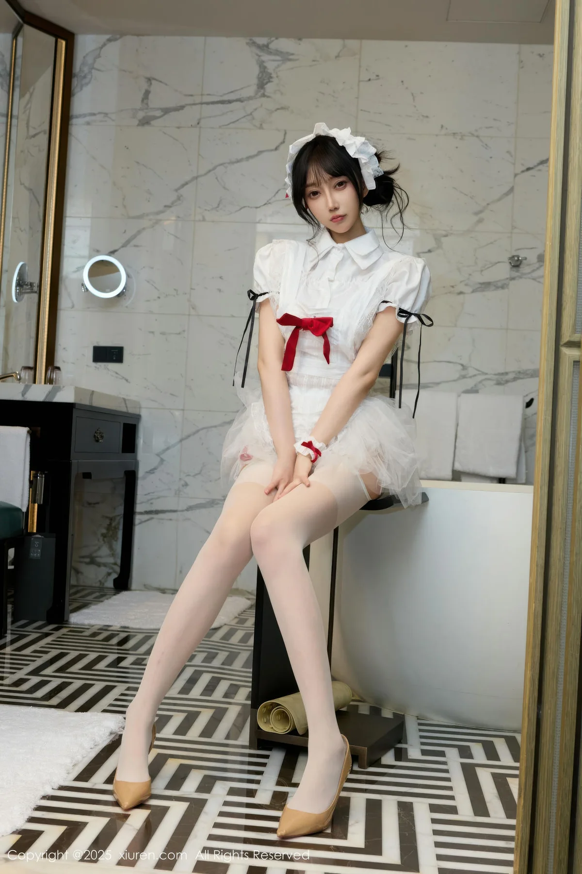 XiuRen 秀人 No.10827 玥儿玥er 萝莉女仆装扮 - 3