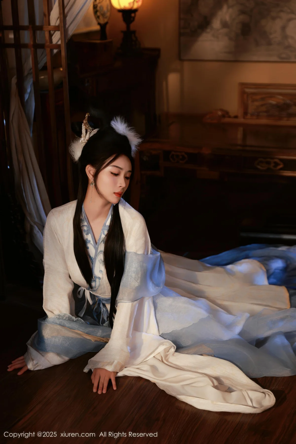 XiuRen 秀人 No.10835 南乔 中秋主题汉服装扮 - 7