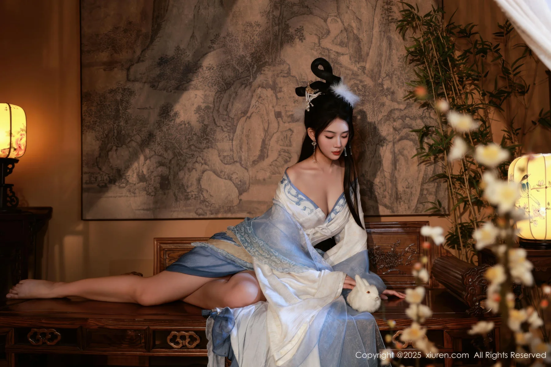 XiuRen 秀人 No.10835 南乔 中秋主题汉服装扮 - 13