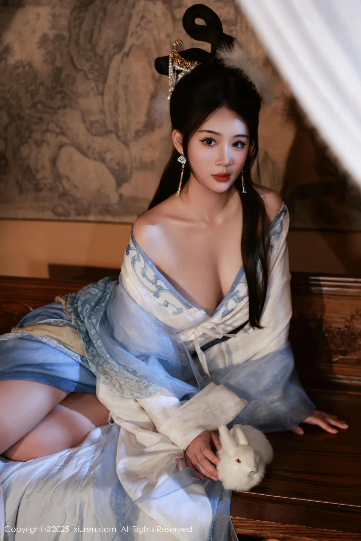 XiuRen 秀人 No.10835 南乔 中秋主题汉服装扮 - 14