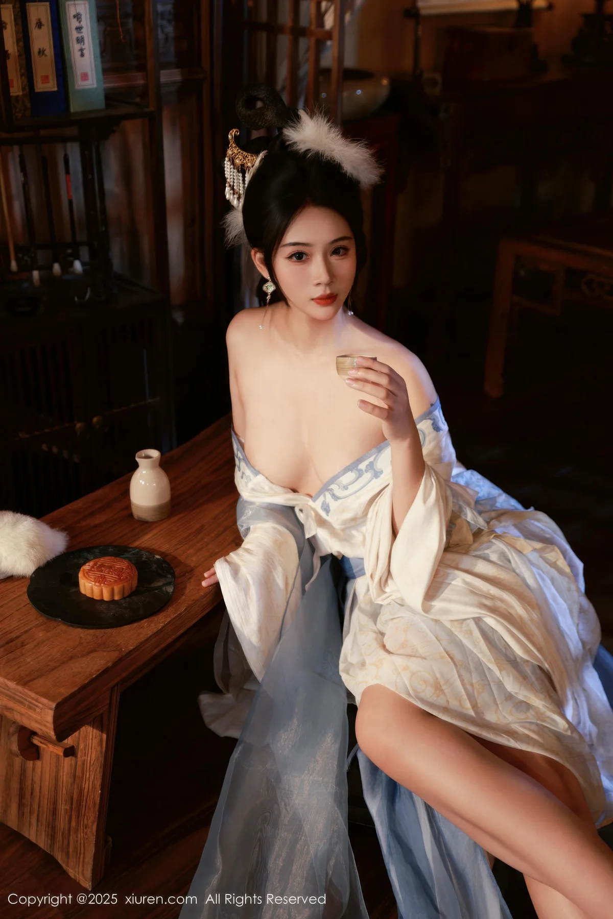 XiuRen 秀人 No.10835 南乔 中秋主题汉服装扮 - 19