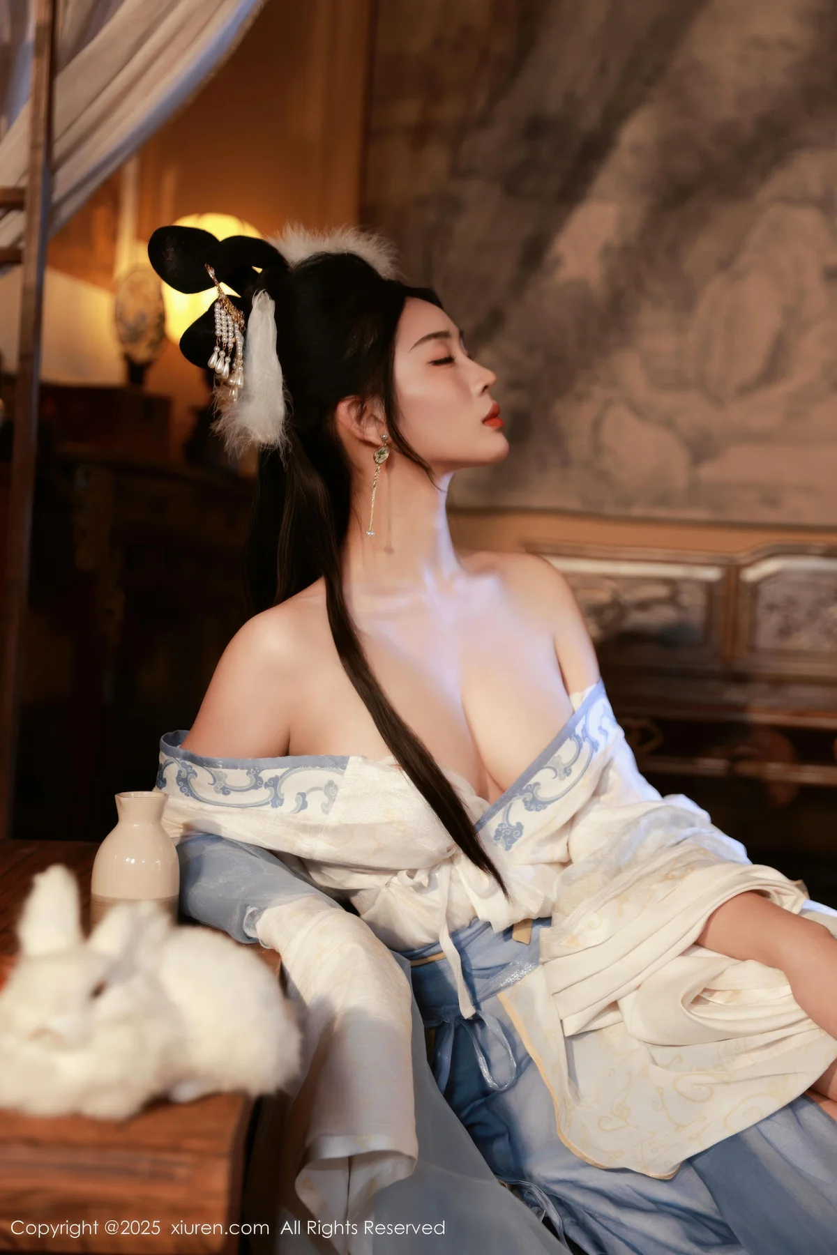 XiuRen 秀人 No.10835 南乔 中秋主题汉服装扮 - 21