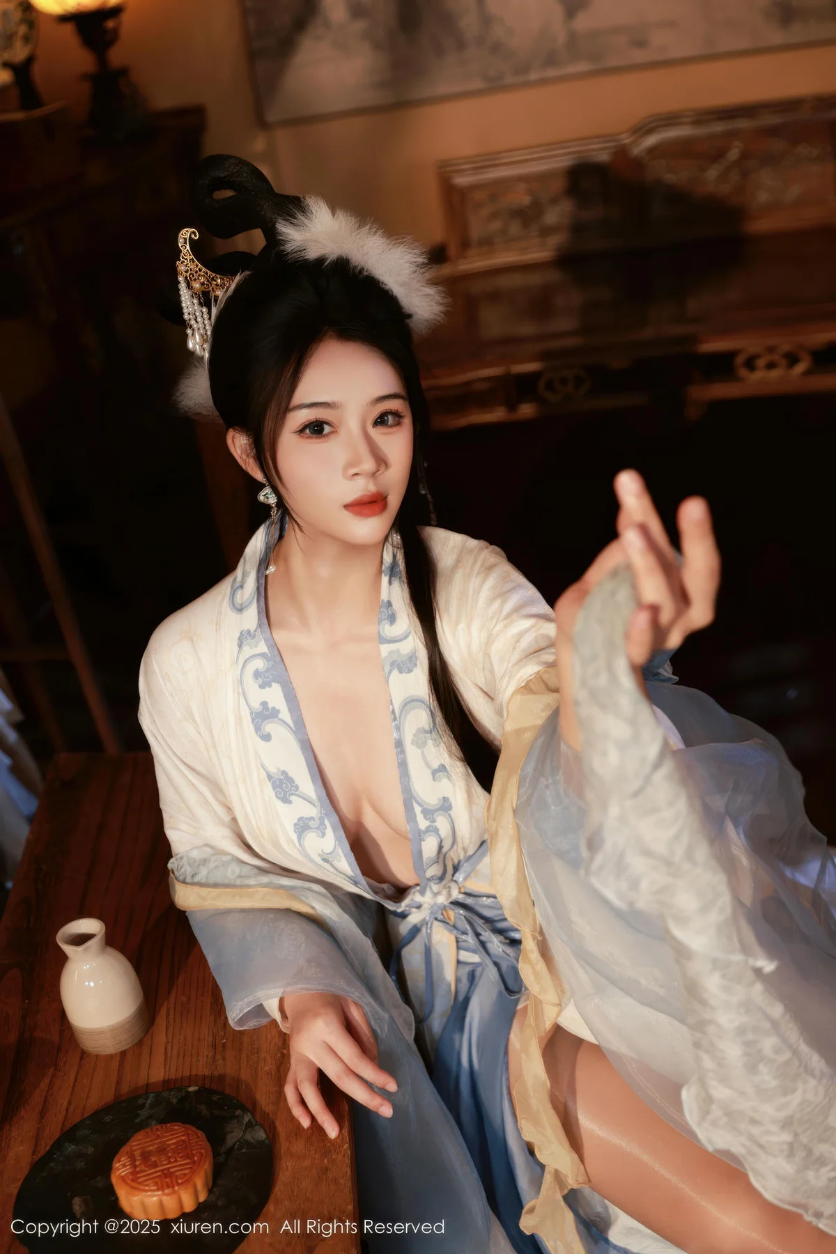 XiuRen 秀人 No.10835 南乔 中秋主题汉服装扮 - 26
