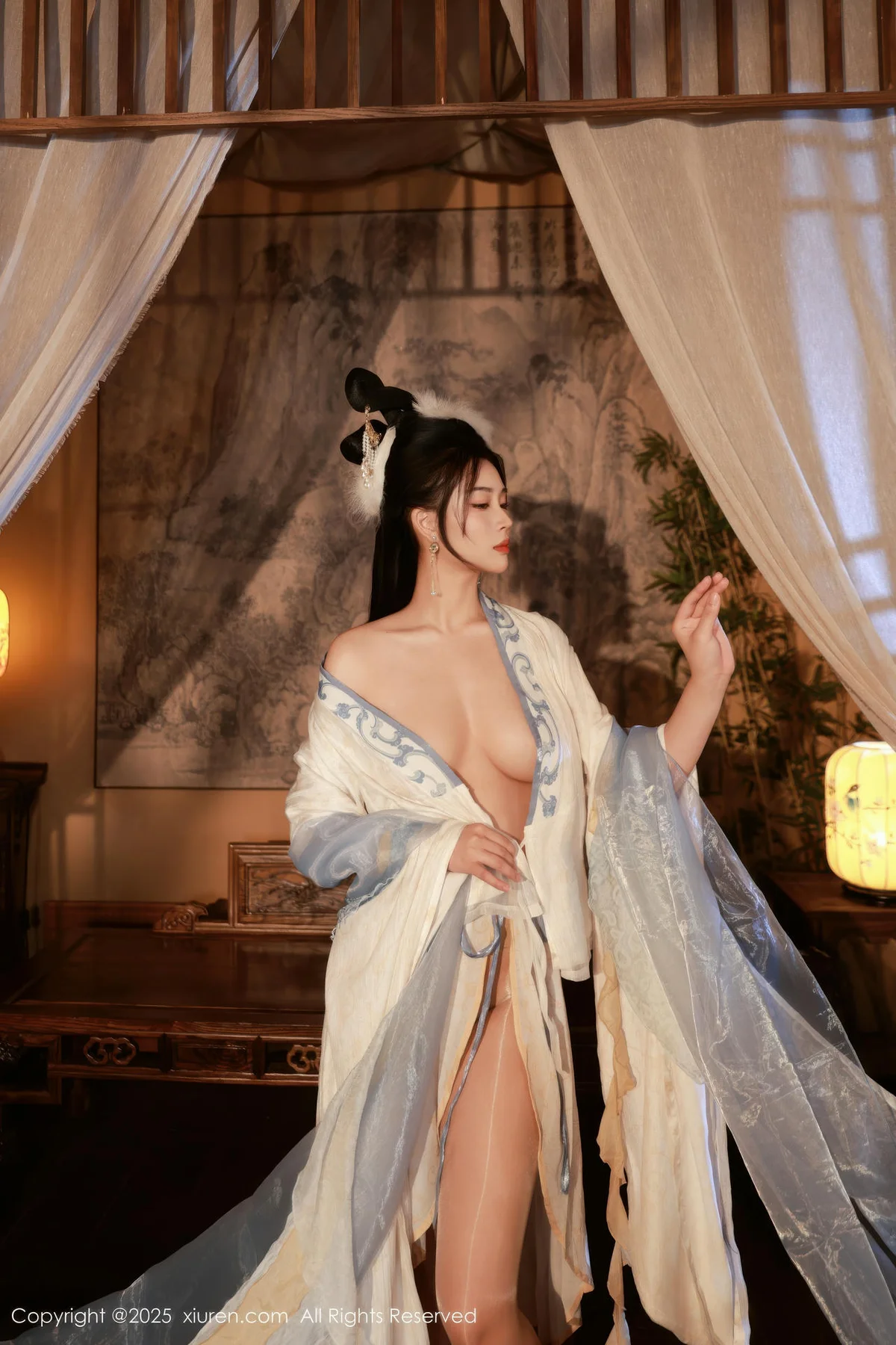 XiuRen 秀人 No.10835 南乔 中秋主题汉服装扮 - 31