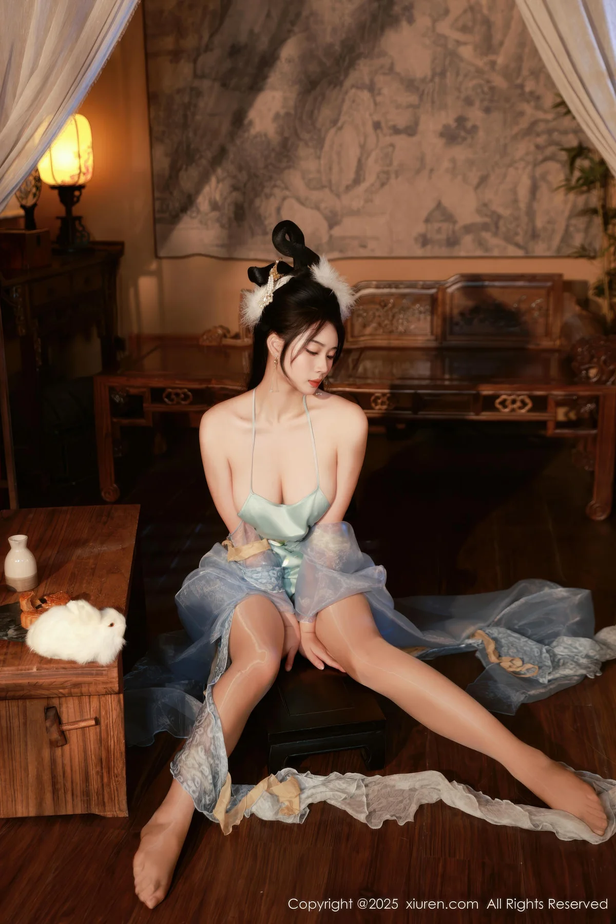XiuRen 秀人 No.10835 南乔 中秋主题汉服装扮 - 36