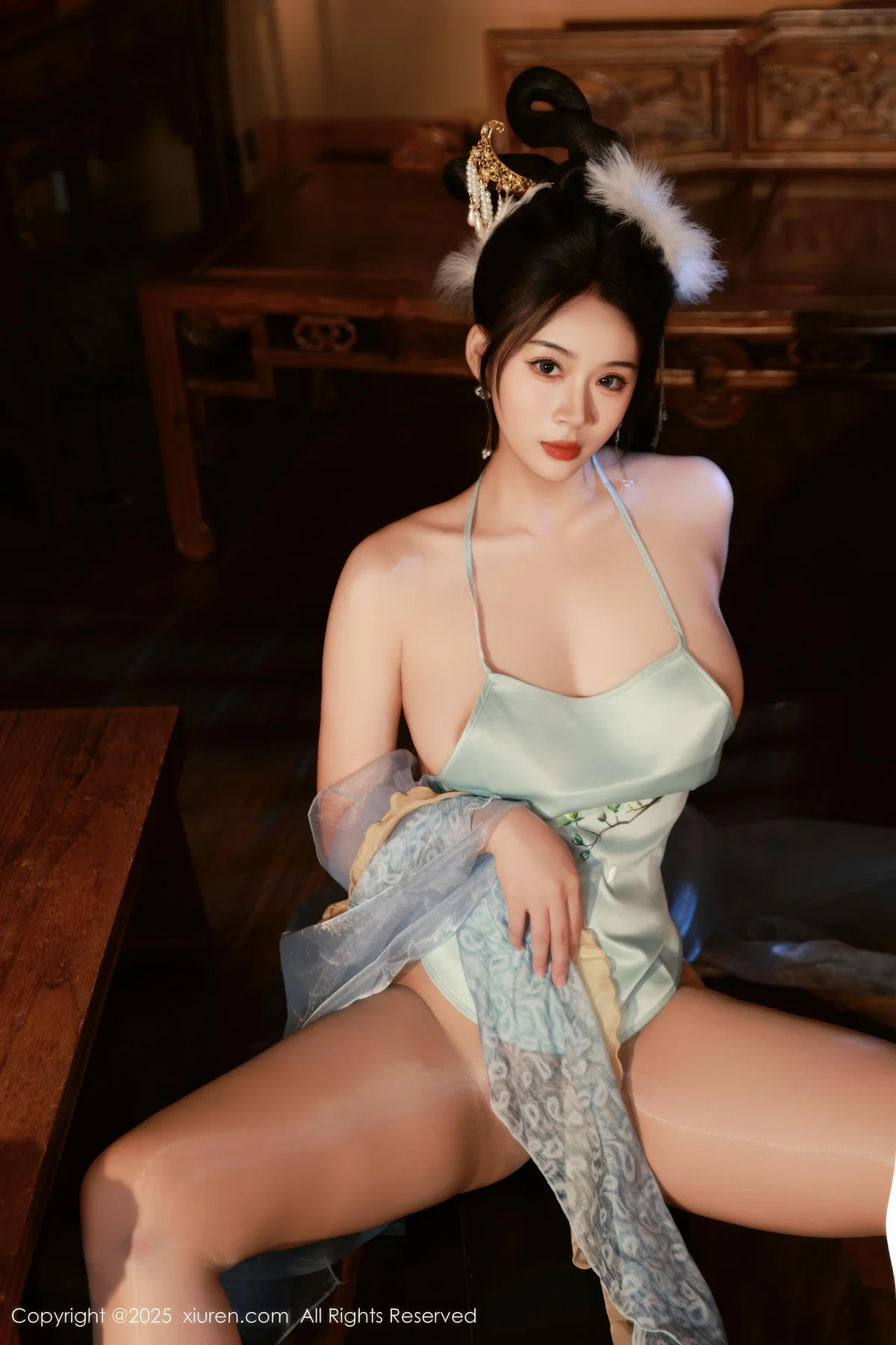 XiuRen 秀人 No.10835 南乔 中秋主题汉服装扮 - 39