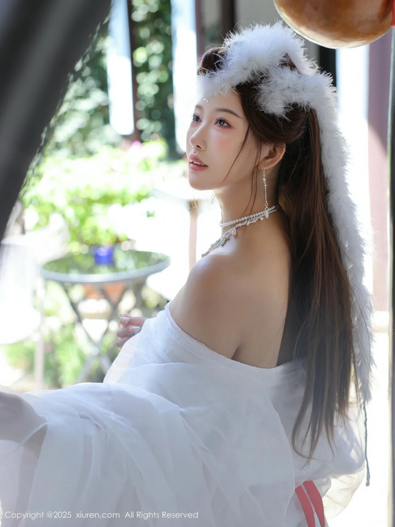 XiuRen 秀人 No.10843 金允希Yuki 白色锦毛鼠装扮 - 18