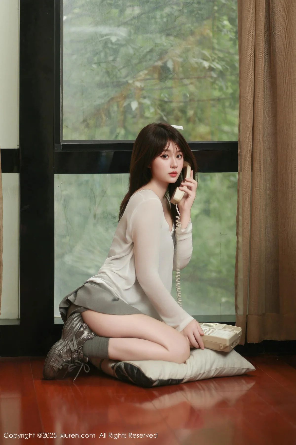 XiuRen 秀人 No.10845 炎恬kitty 柔美身段浅色短裙 - 27