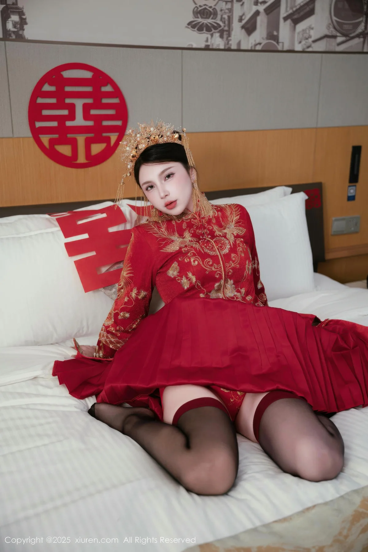 XiuRen 秀人 No.10865 小蛮妖 新娘喜服主题写真 - 12
