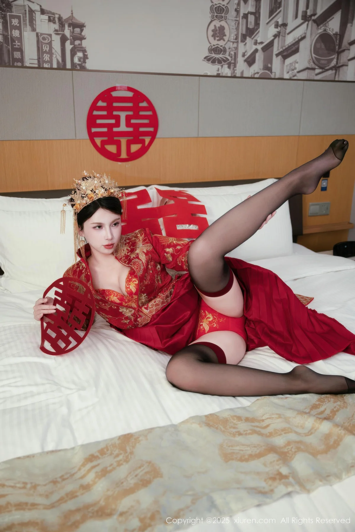 XiuRen 秀人 No.10865 小蛮妖 新娘喜服主题写真 - 27
