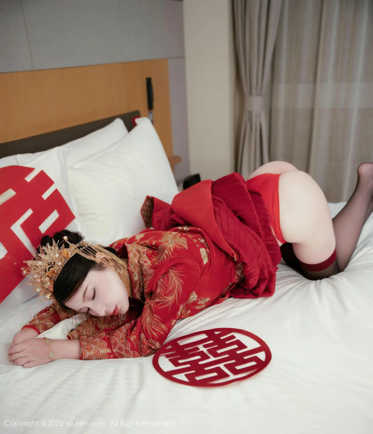XiuRen 秀人 No.10865 小蛮妖 新娘喜服主题写真 - 43