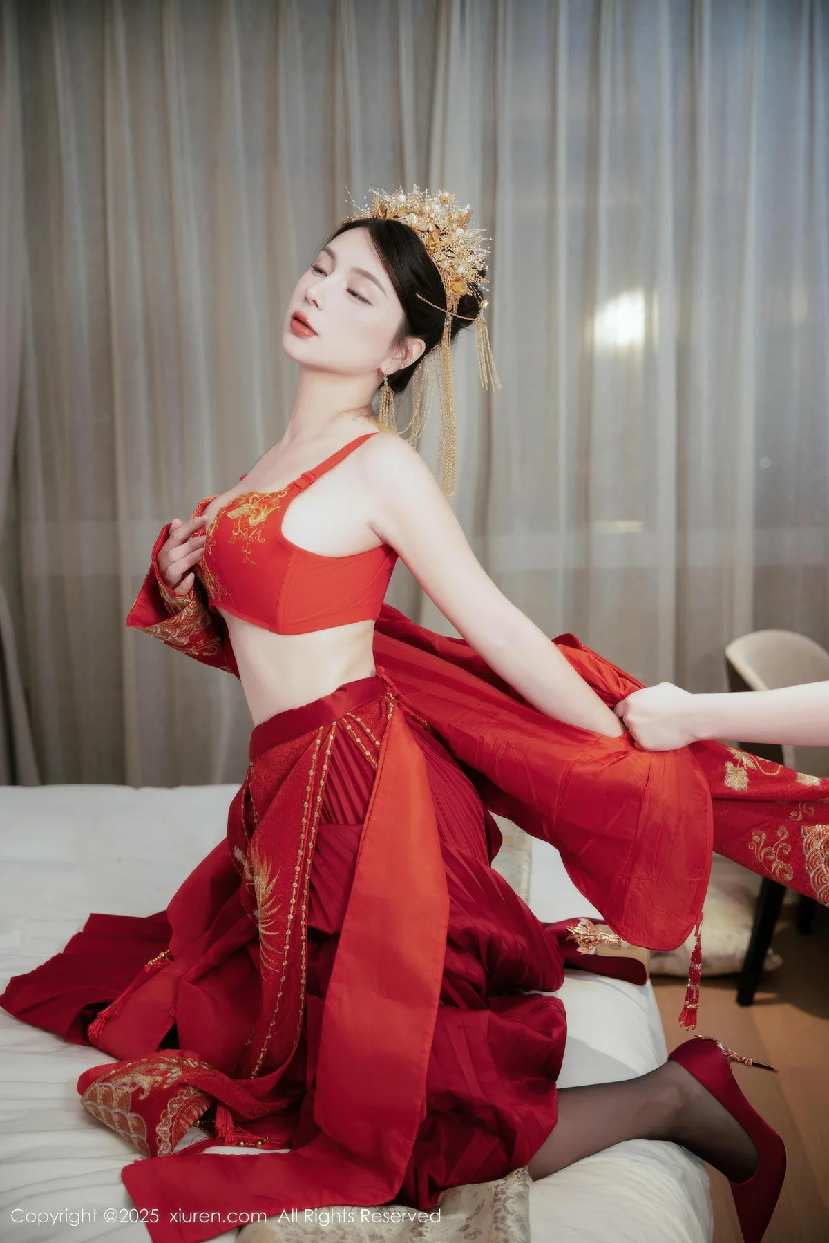 XiuRen 秀人 No.10865 小蛮妖 新娘喜服主题写真 - 58