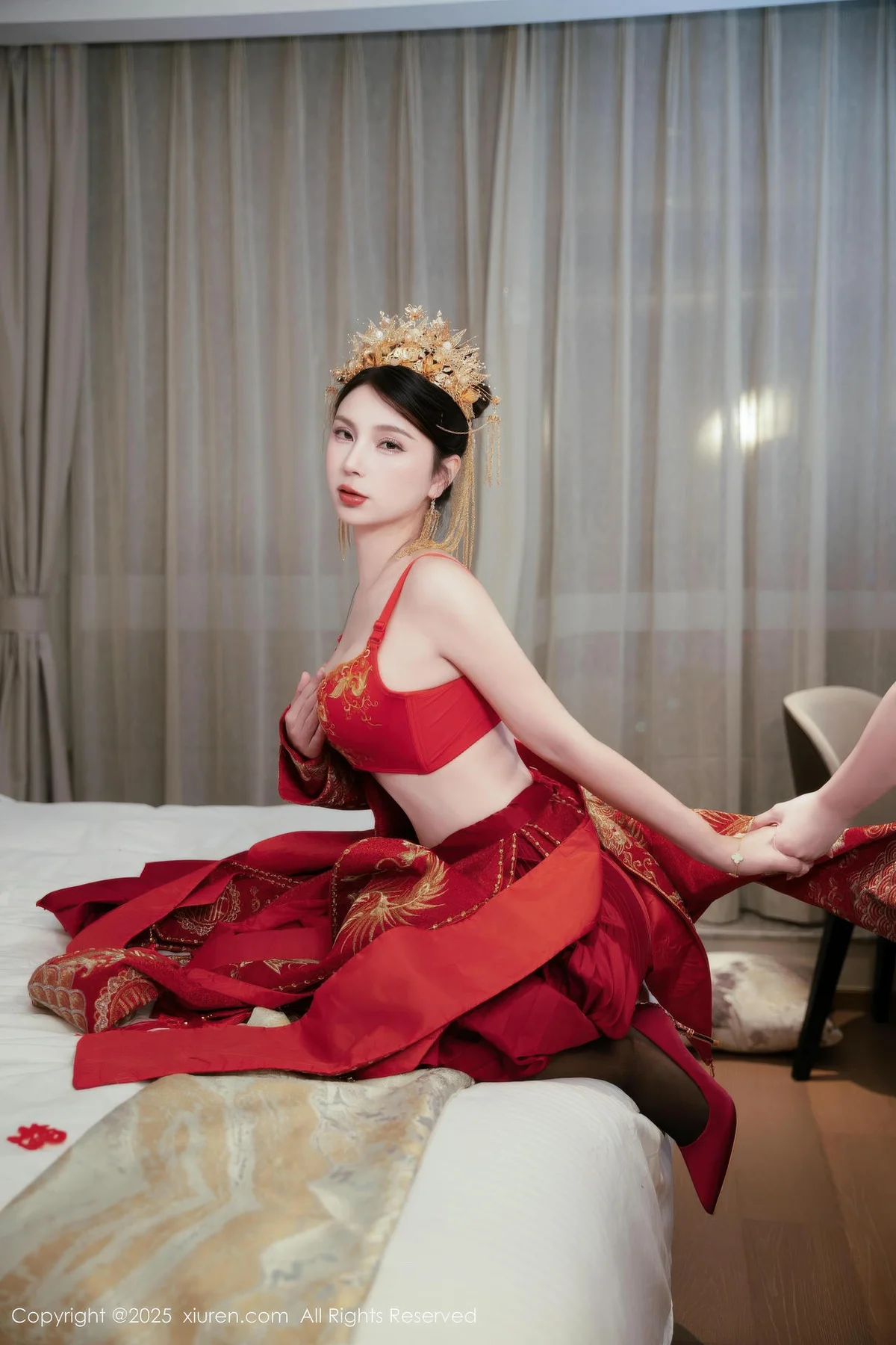XiuRen 秀人 No.10865 小蛮妖 新娘喜服主题写真 - 59