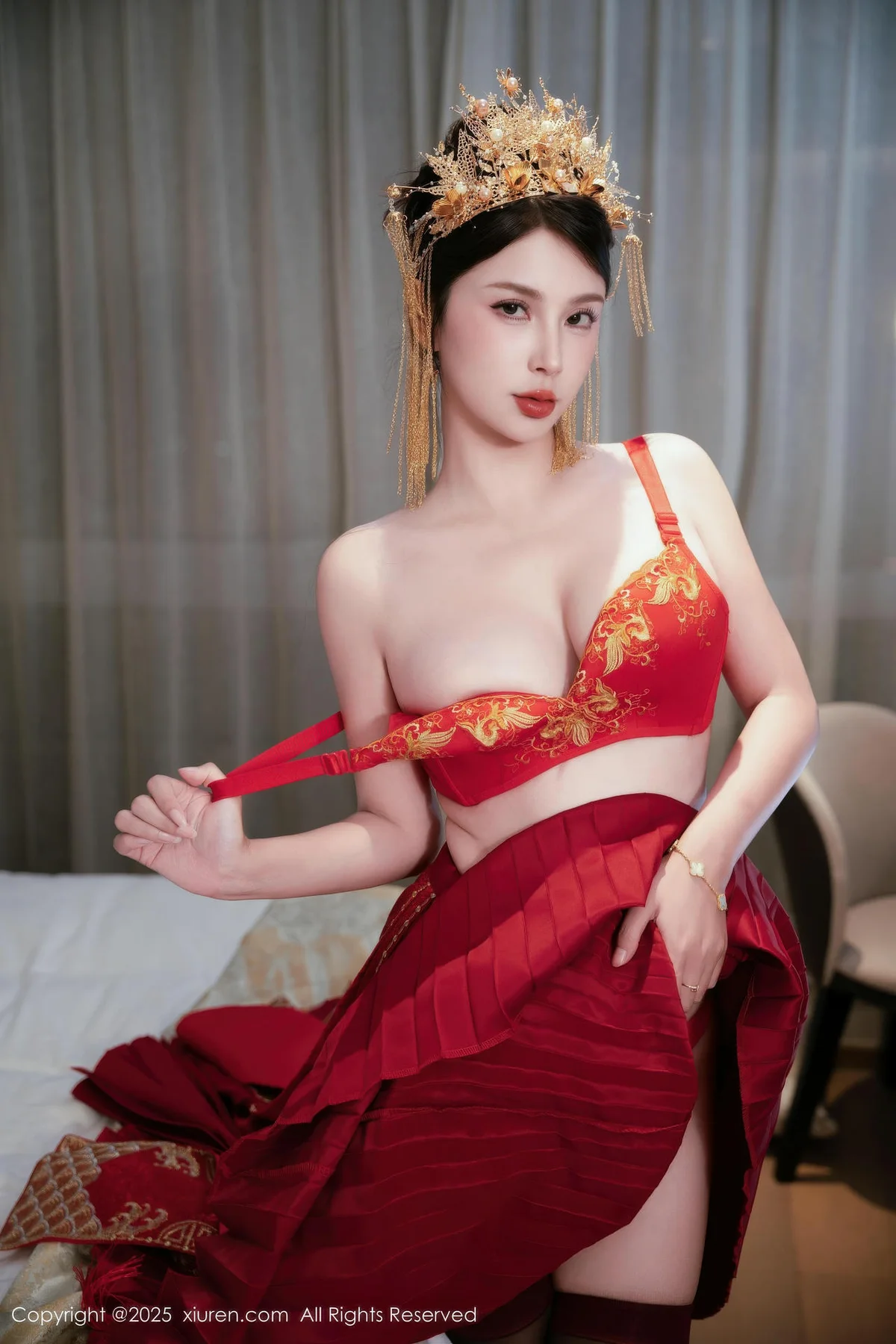 XiuRen 秀人 No.10865 小蛮妖 新娘喜服主题写真 - 65