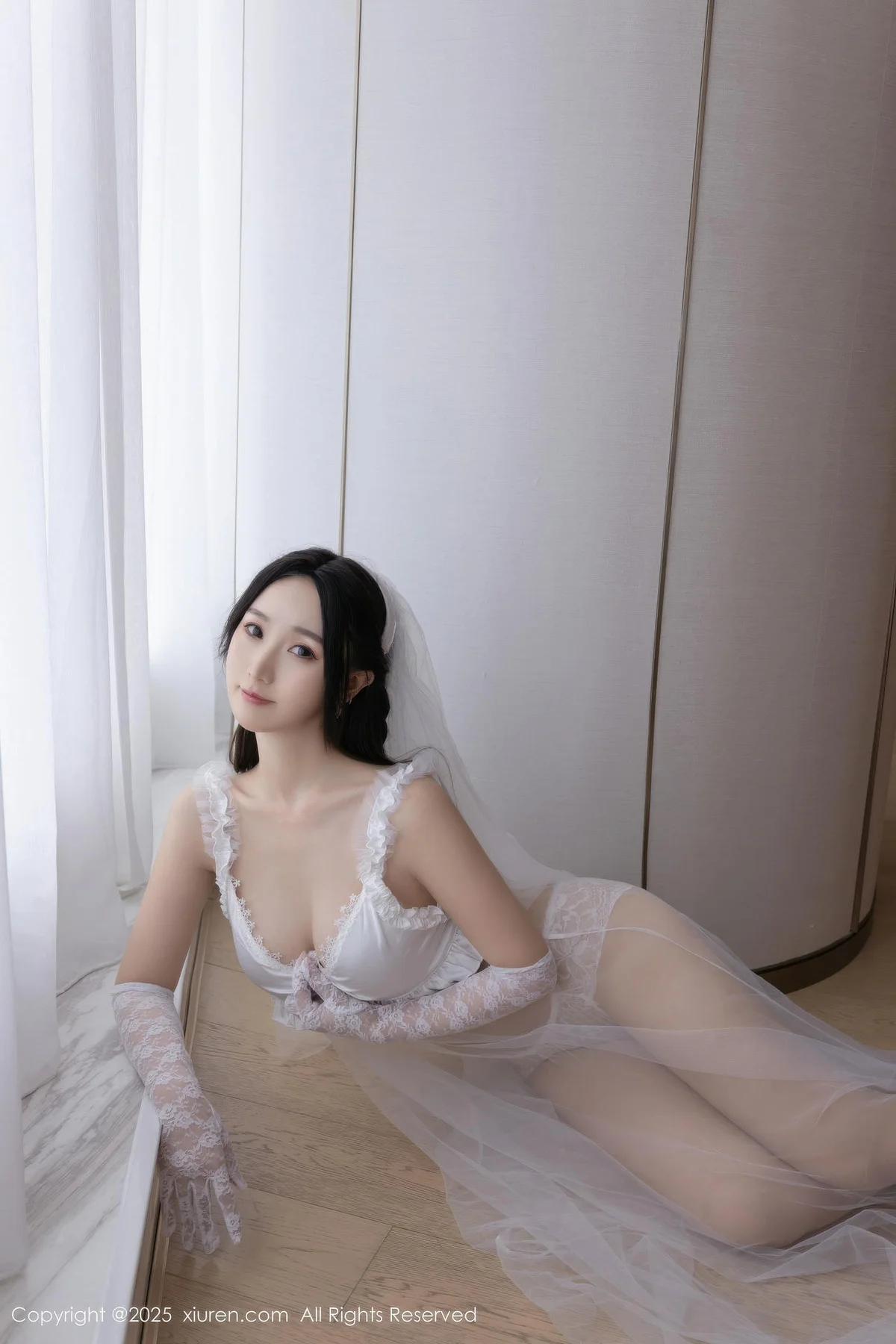XiuRen 秀人 No.10871 杏子Yada 轻透白纱主题写真 - 23