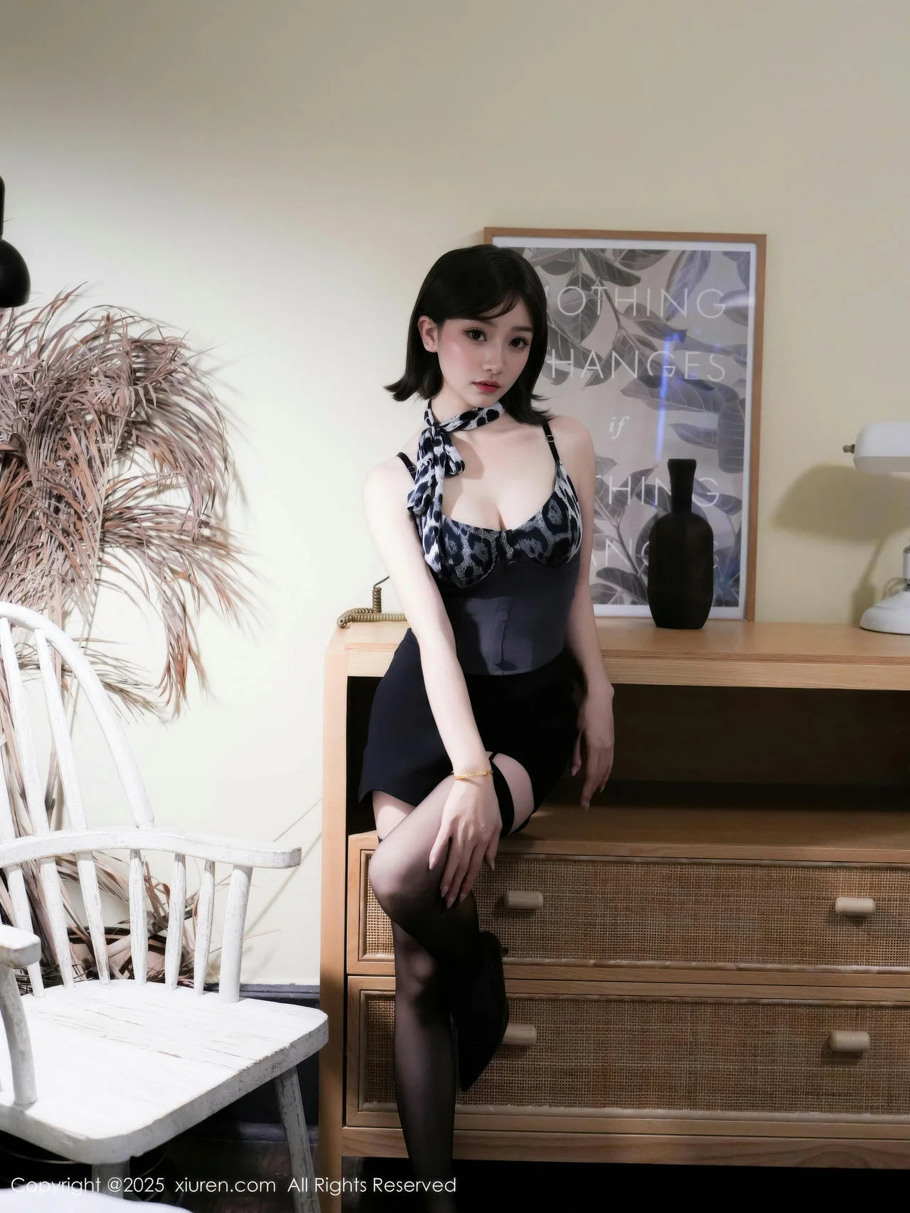 XiuRen 秀人 No.10874 Annie_baby 性感豹纹吊带气质美女 - 16