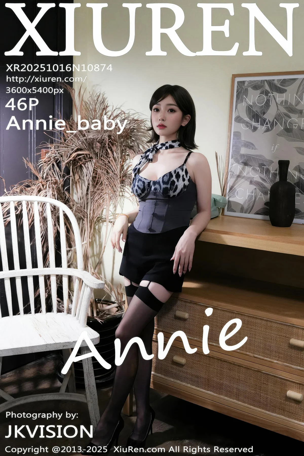 XiuRen 秀人 No.10874 Annie_baby 性感豹纹吊带气质美女 - 47