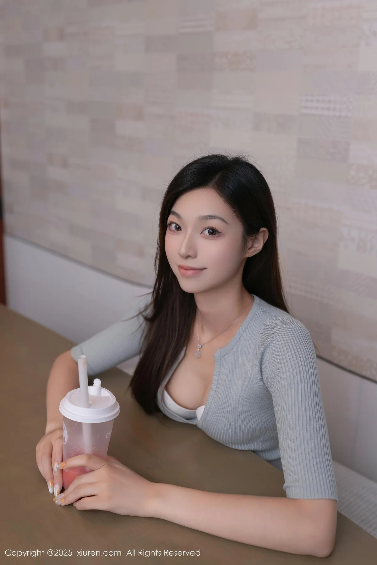 XiuRen 秀人 No.10881 kiki柚柚 蓝色超短牛仔裤 - 18