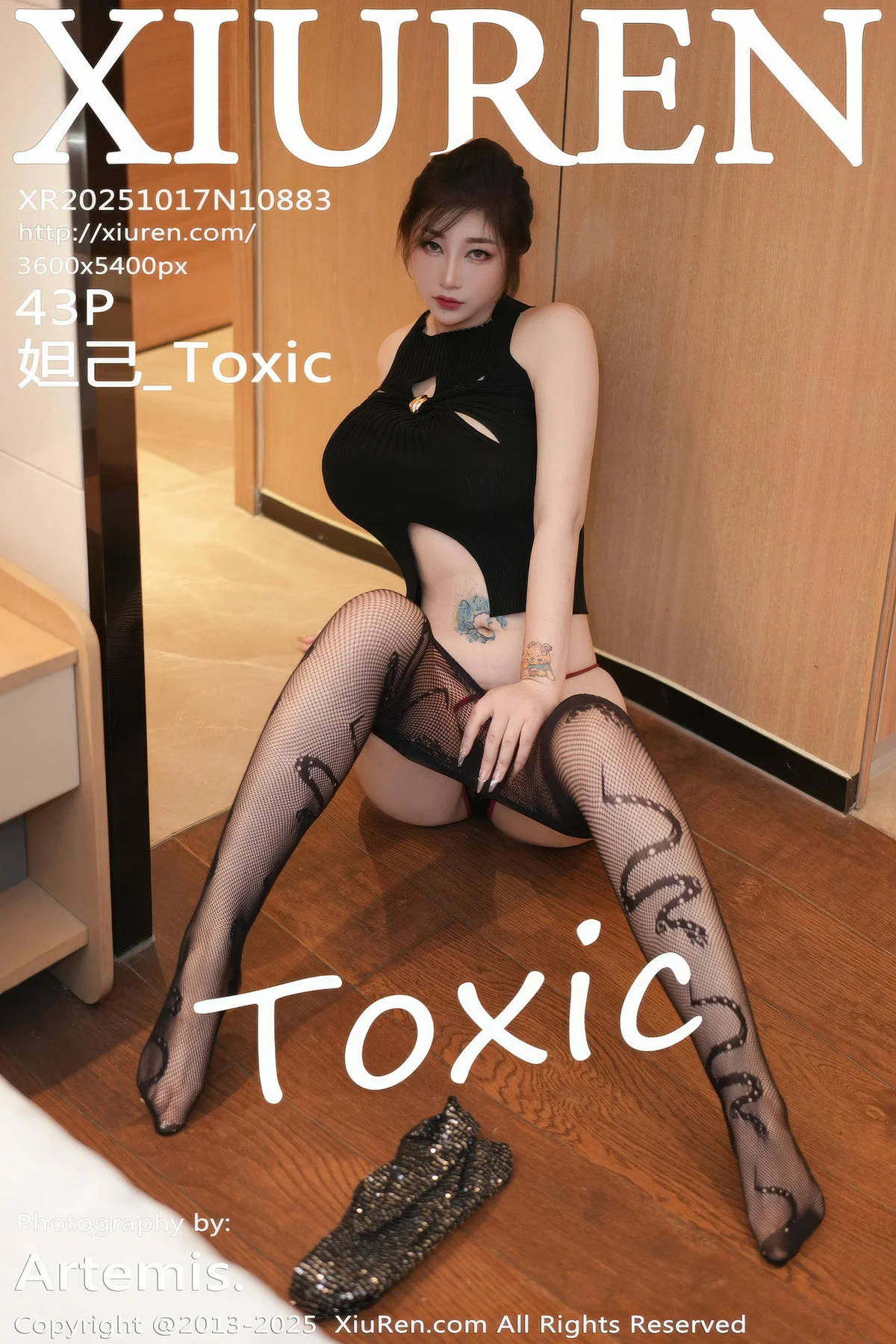 XiuRen 秀人 No.10883 妲己Toxic黑色情趣服饰熟女 - 44