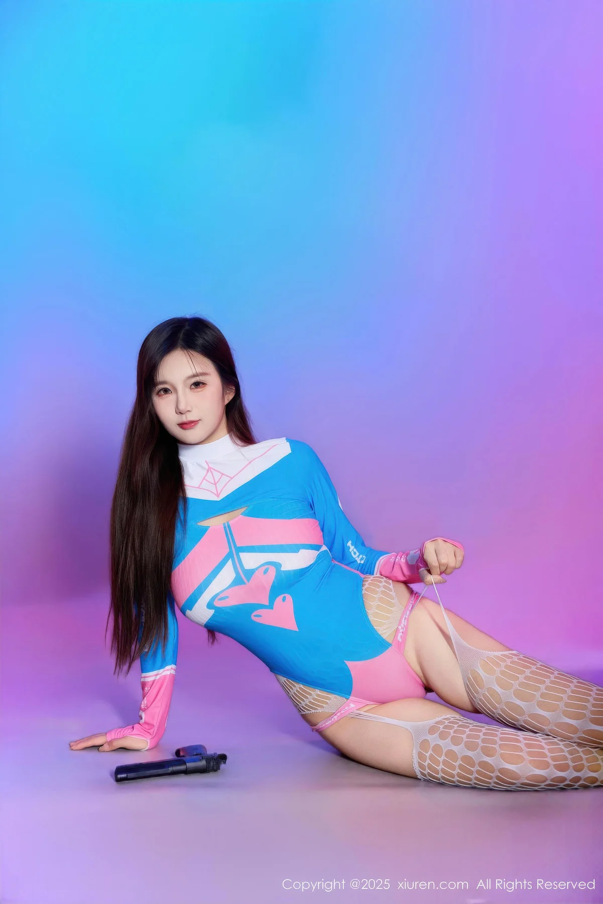 XiuRen 秀人 No.10886 小肉肉咪 Cosplay装扮白色网袜 - 36