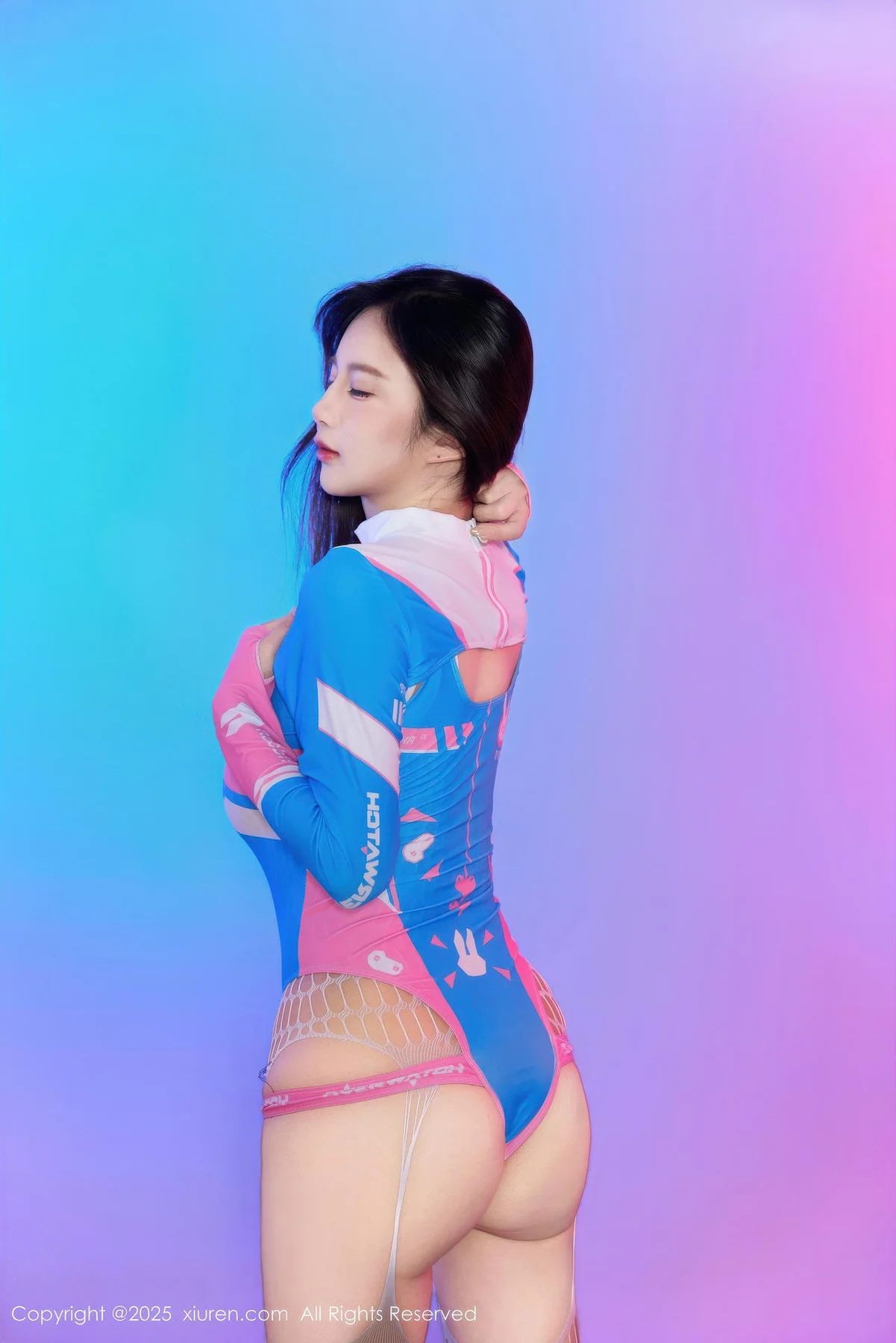 XiuRen 秀人 No.10886 小肉肉咪 Cosplay装扮白色网袜 - 40