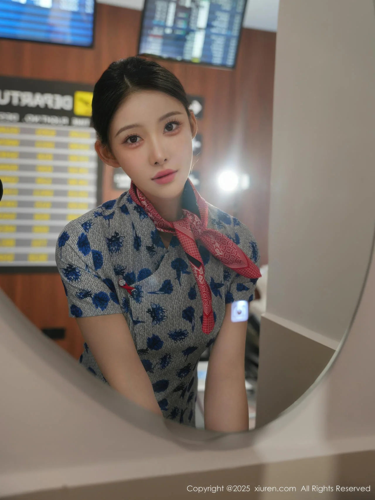 XiuRen 秀人 No.10891 梨霜儿 空姐制服诱惑 - 5