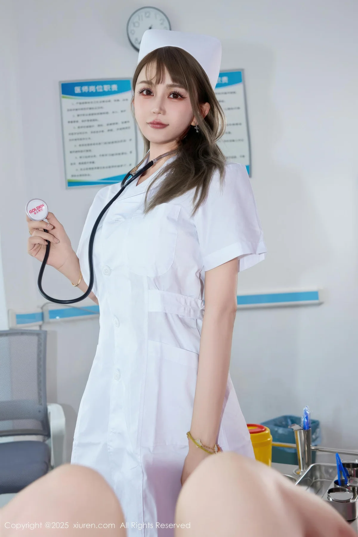XiuRen 秀人 No.10896 Zoe柚柚 白色护士制服诱惑 - 23