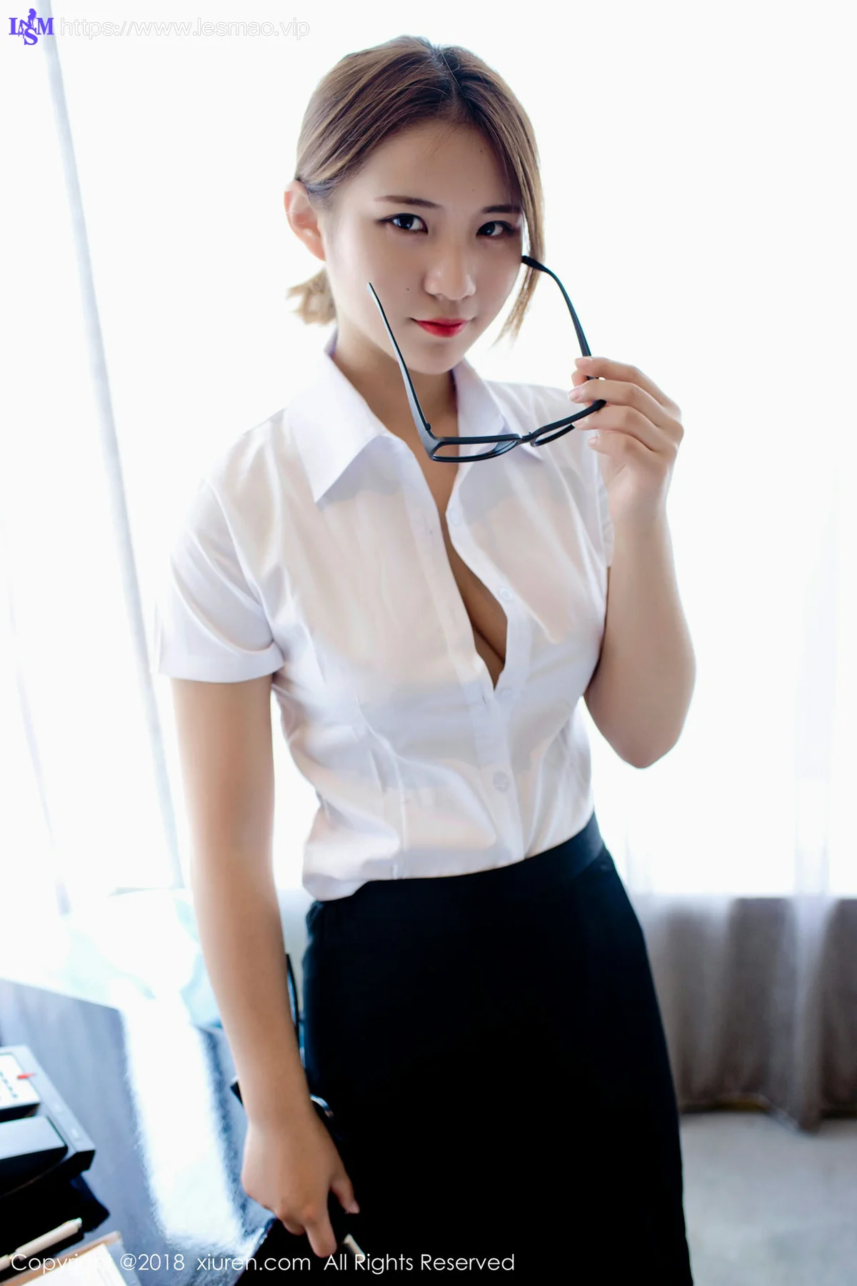 XiuRen 秀人 No.1091 OL黑丝久久Aimee - 25