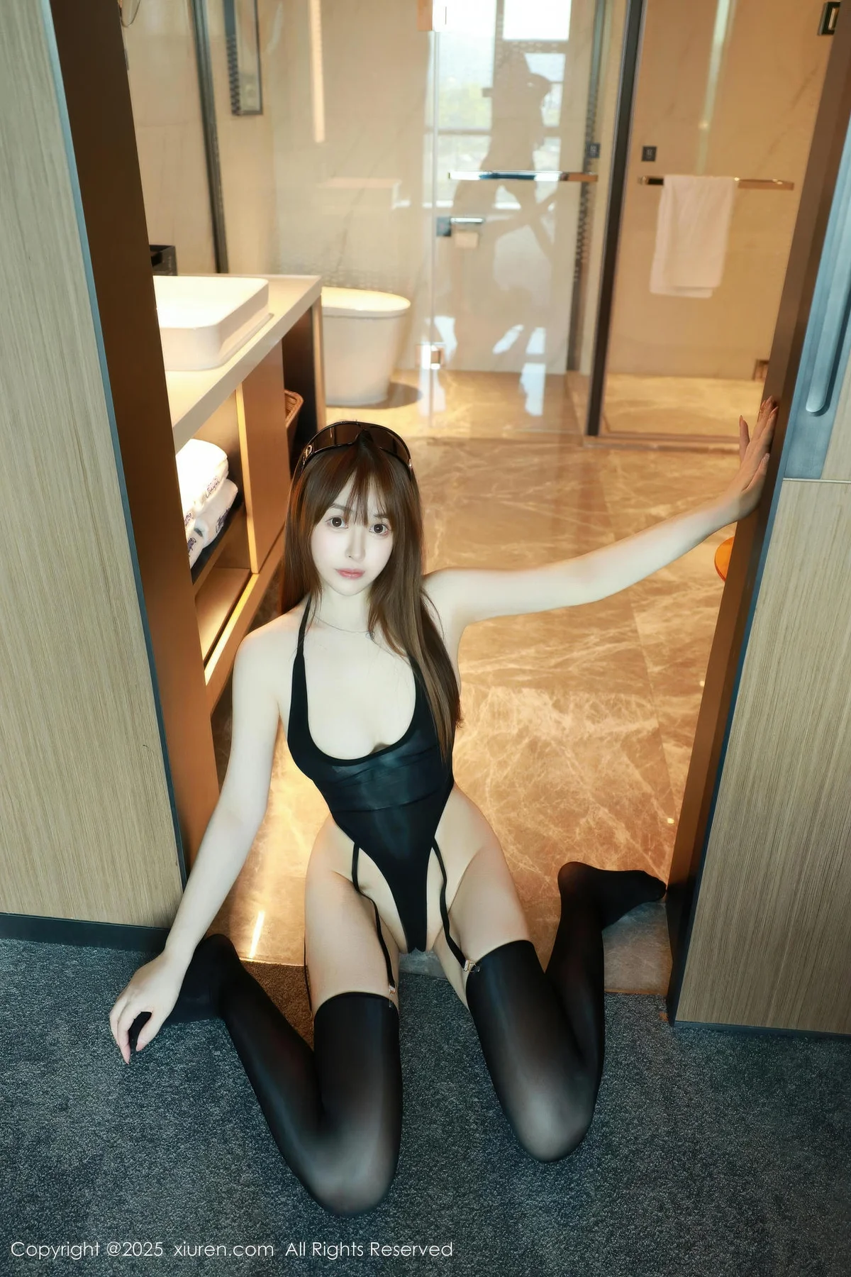 XiuRen 秀人 No.10912 林妙妙 连体衣黑色情趣内衣 - 27