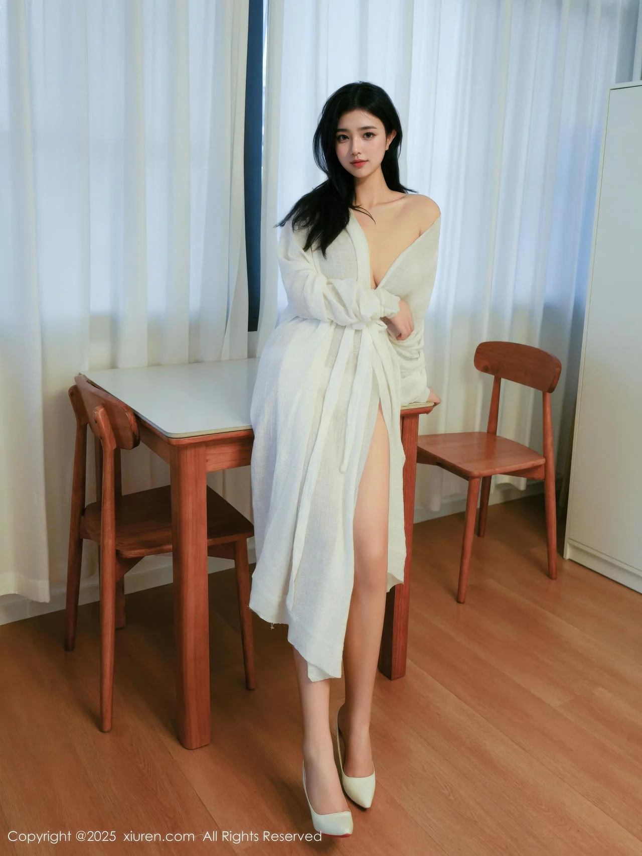 XiuRen 秀人 No.10920 林悦溪儿 白色浴袍玉体诱惑 - 15