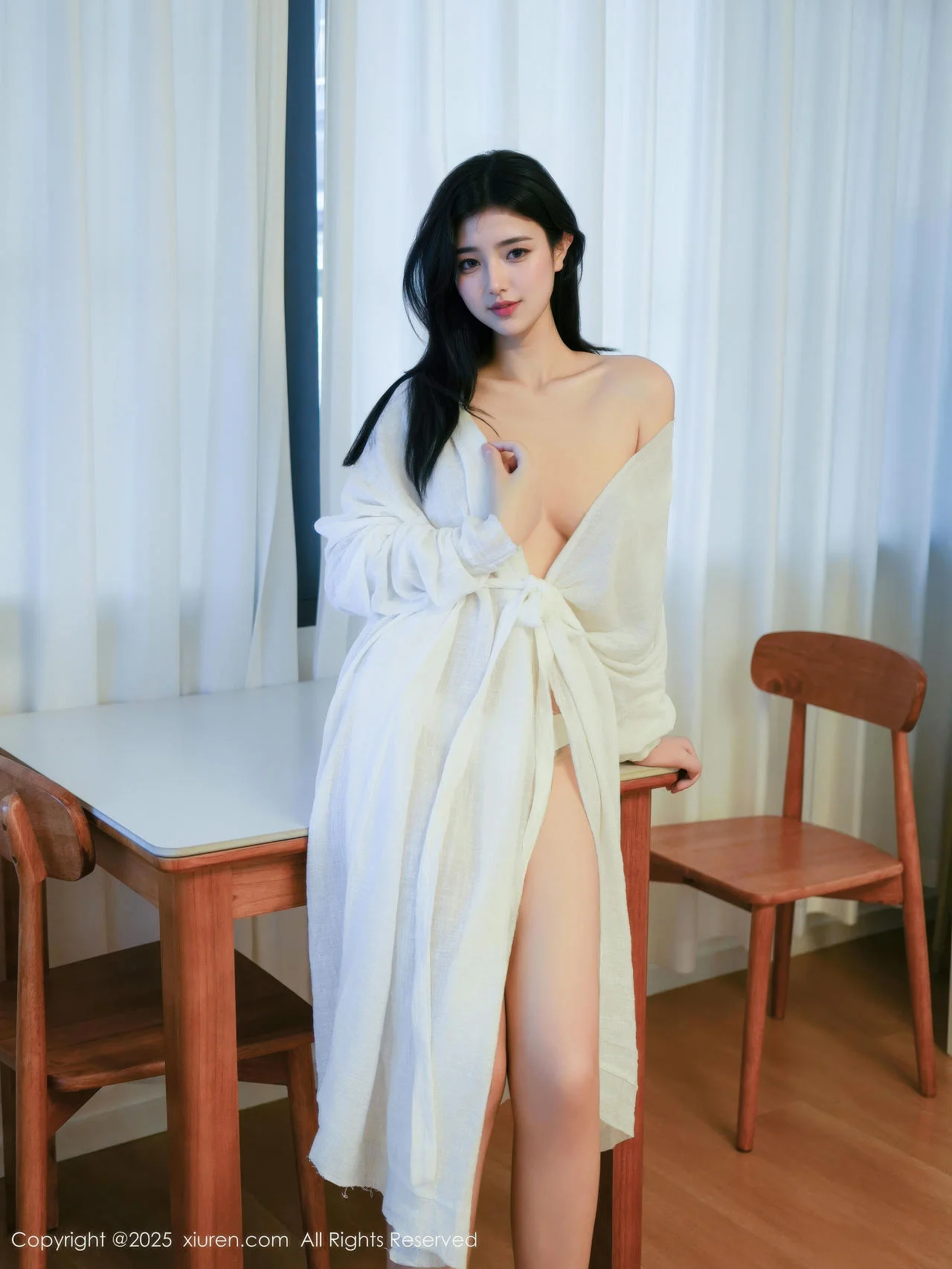XiuRen 秀人 No.10920 林悦溪儿 白色浴袍玉体诱惑 - 21