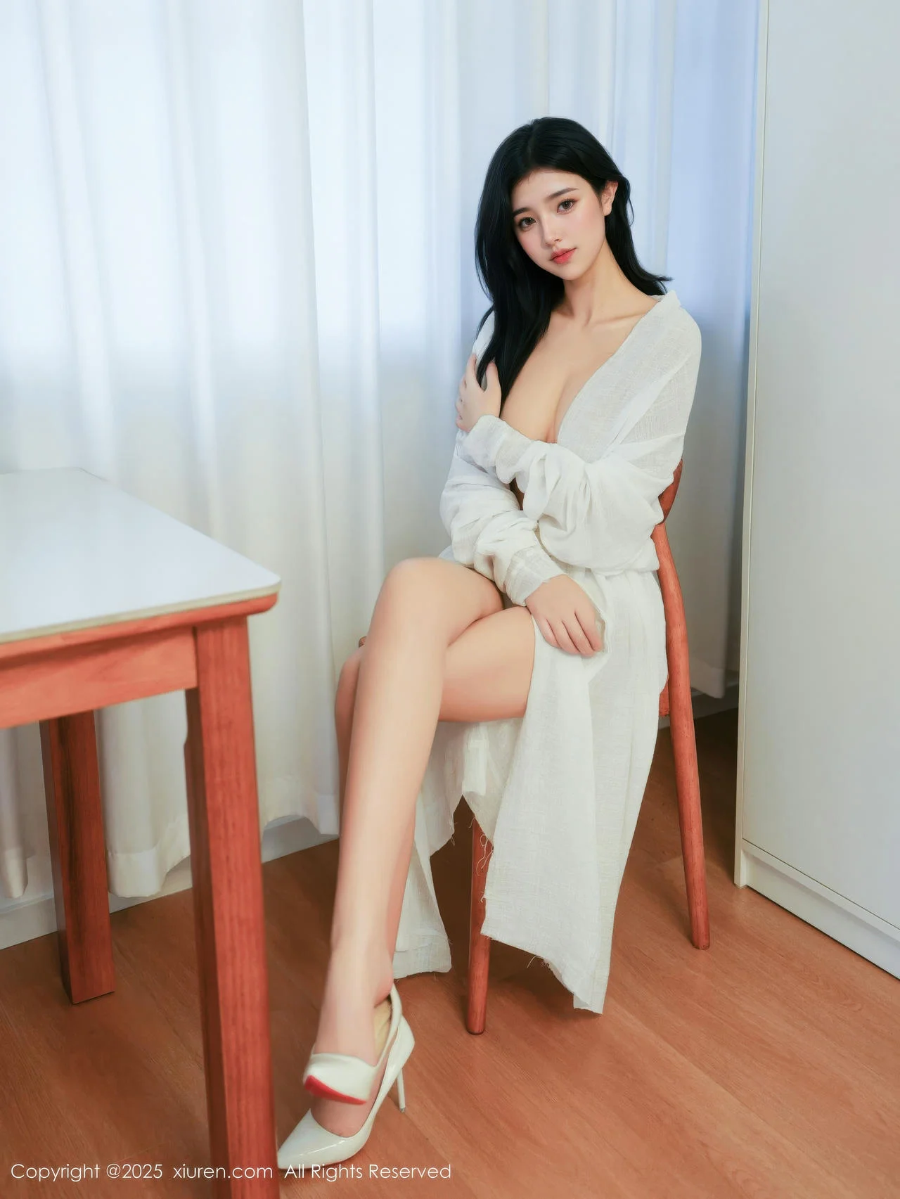 XiuRen 秀人 No.10920 林悦溪儿 白色浴袍玉体诱惑 - 25