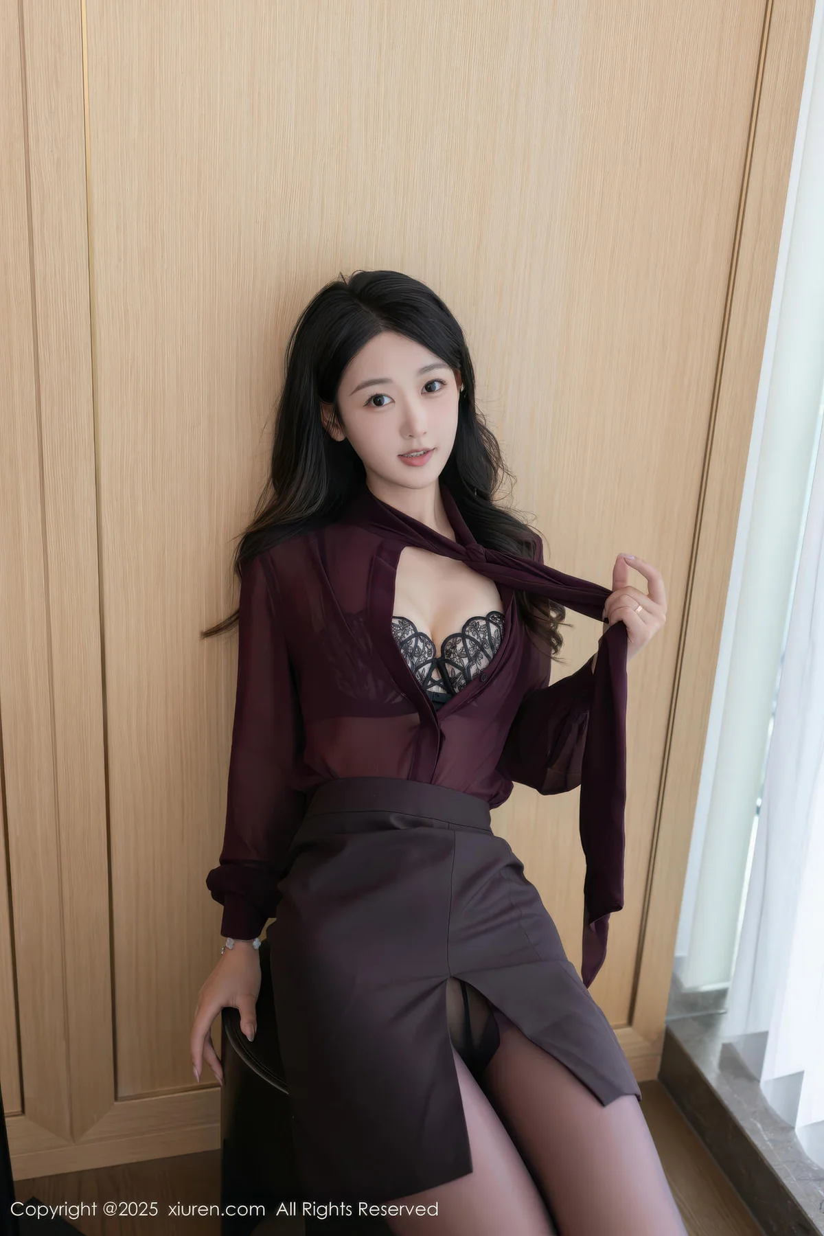 XiuRen 秀人 No.10941 唐安琪 性感紫色丝袜 - 24