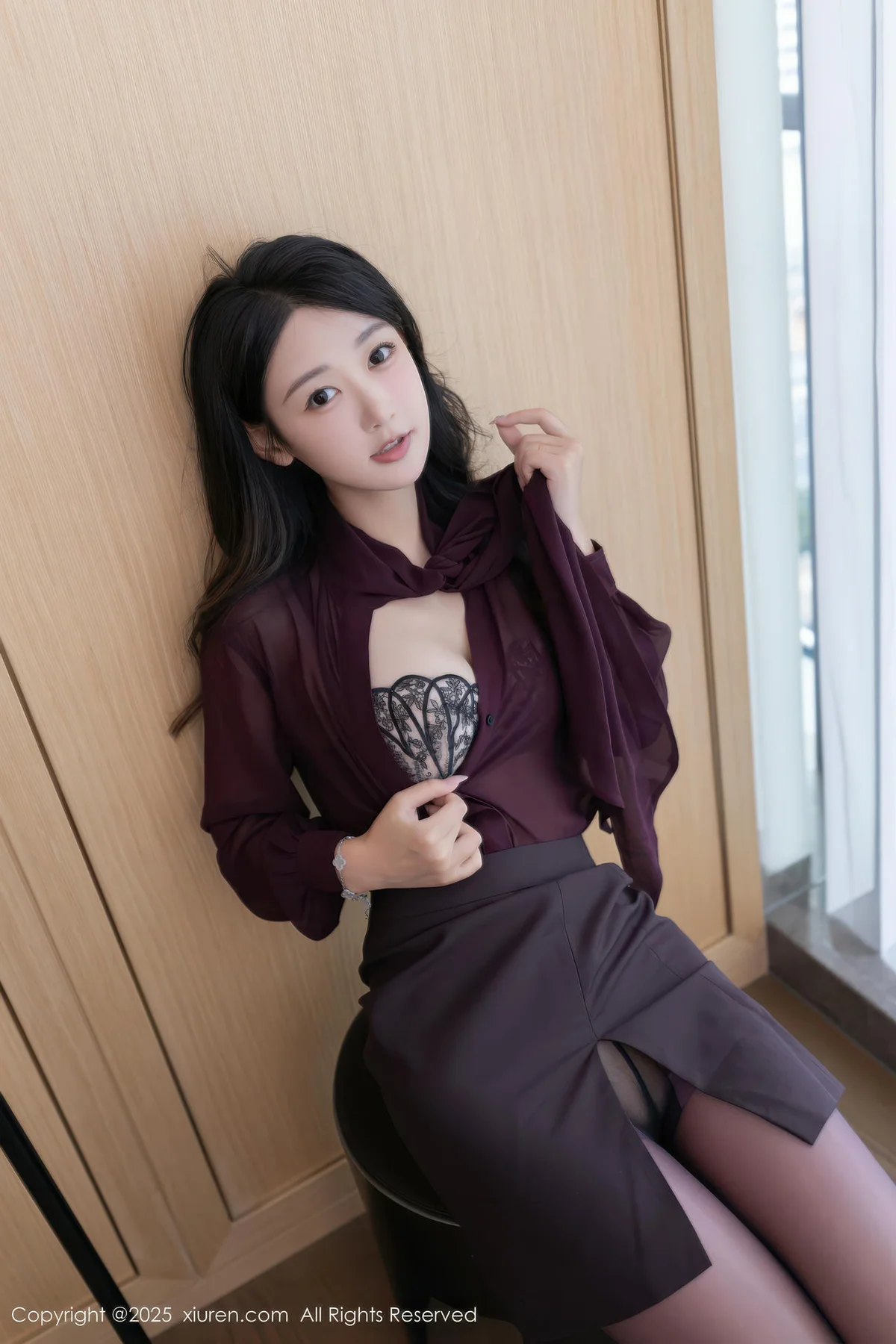 XiuRen 秀人 No.10941 唐安琪 性感紫色丝袜 - 25