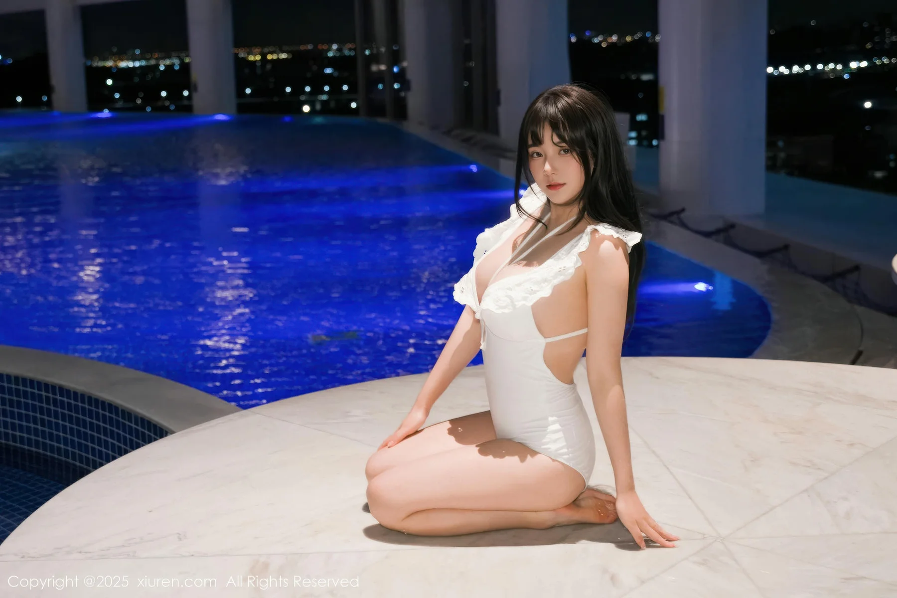 XiuRen 秀人 No.10959 软情 白色比基尼曼妙身姿 - 30