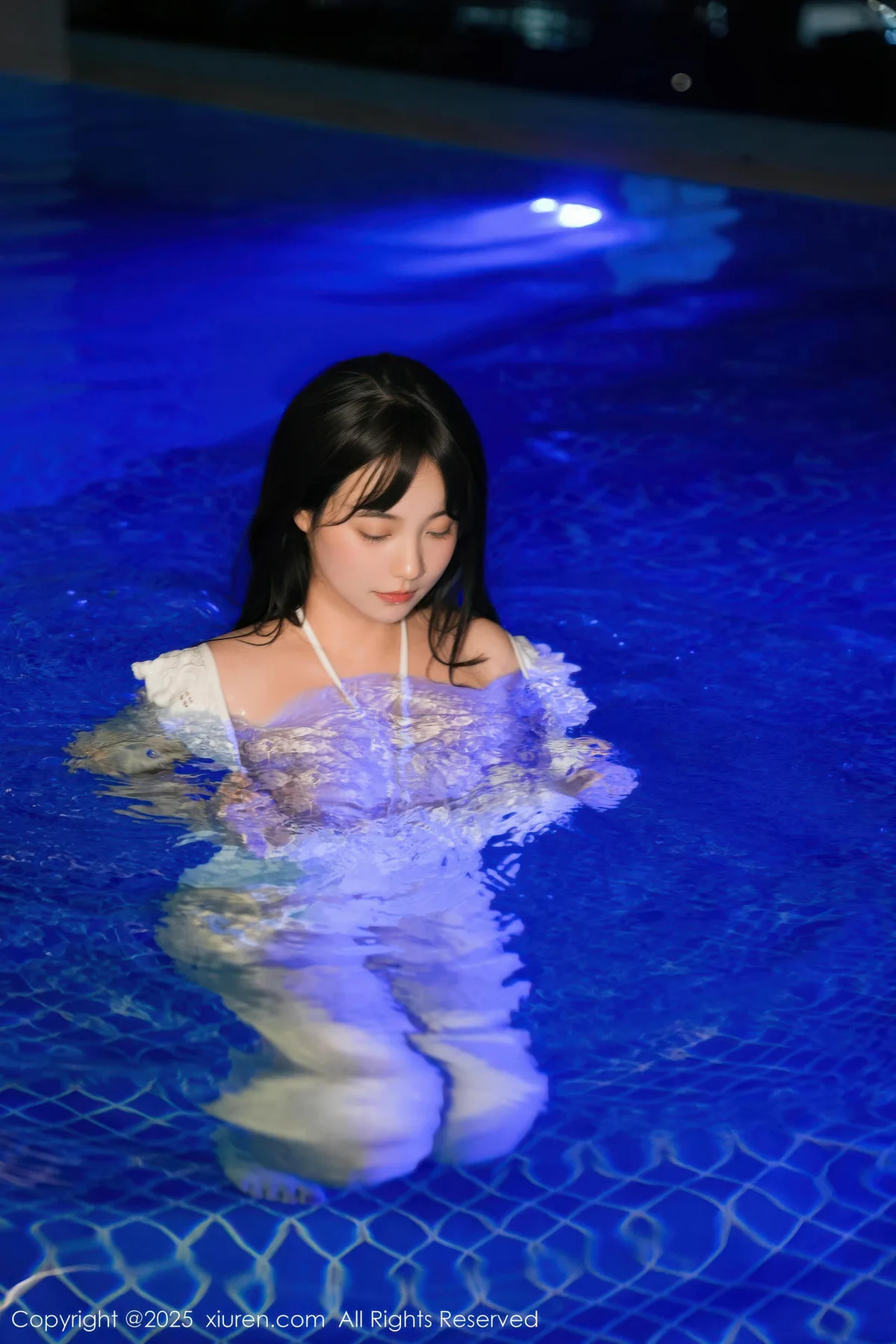 XiuRen 秀人 No.10959 软情 白色比基尼曼妙身姿 - 51