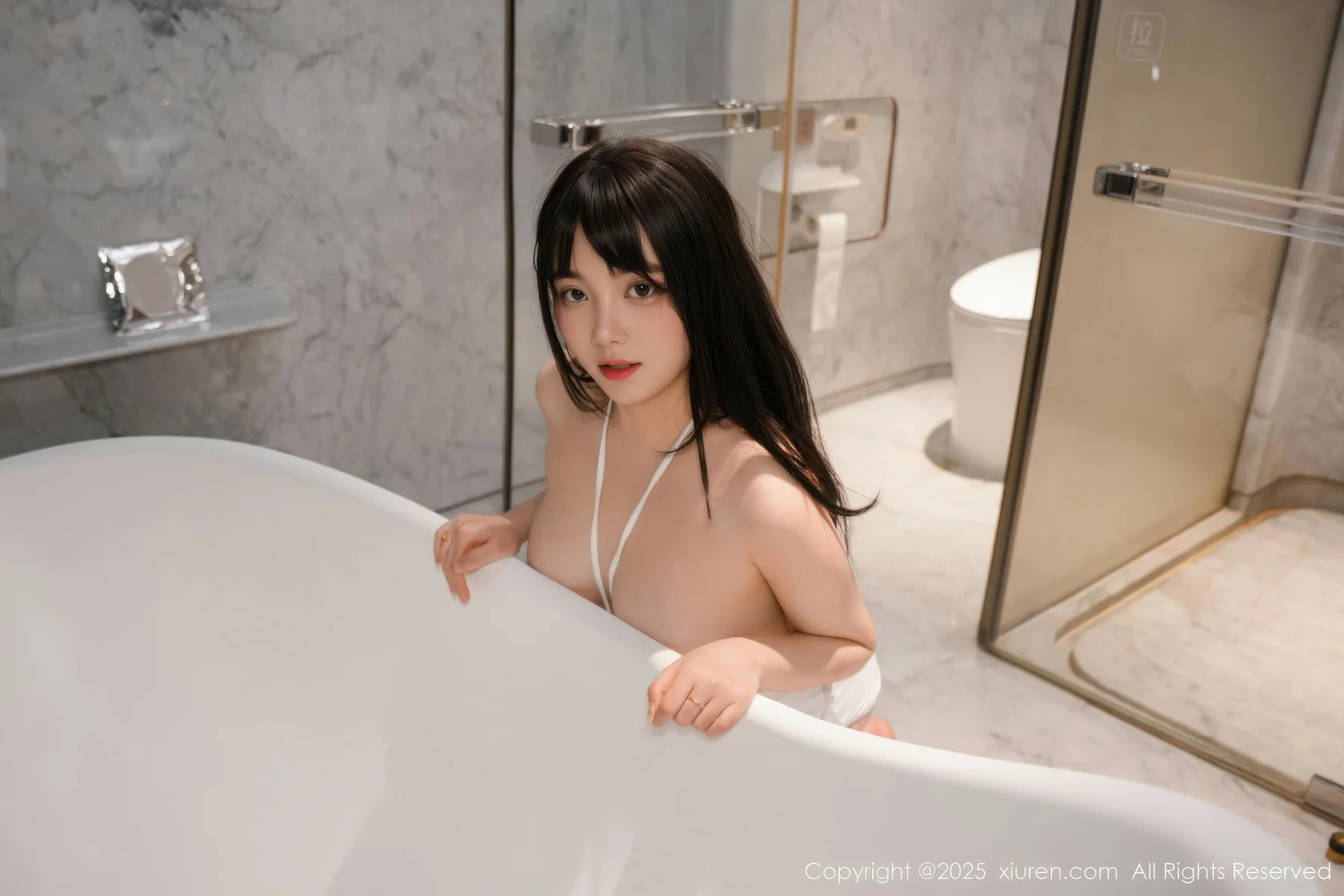 XiuRen 秀人 No.10959 软情 白色比基尼曼妙身姿 - 68