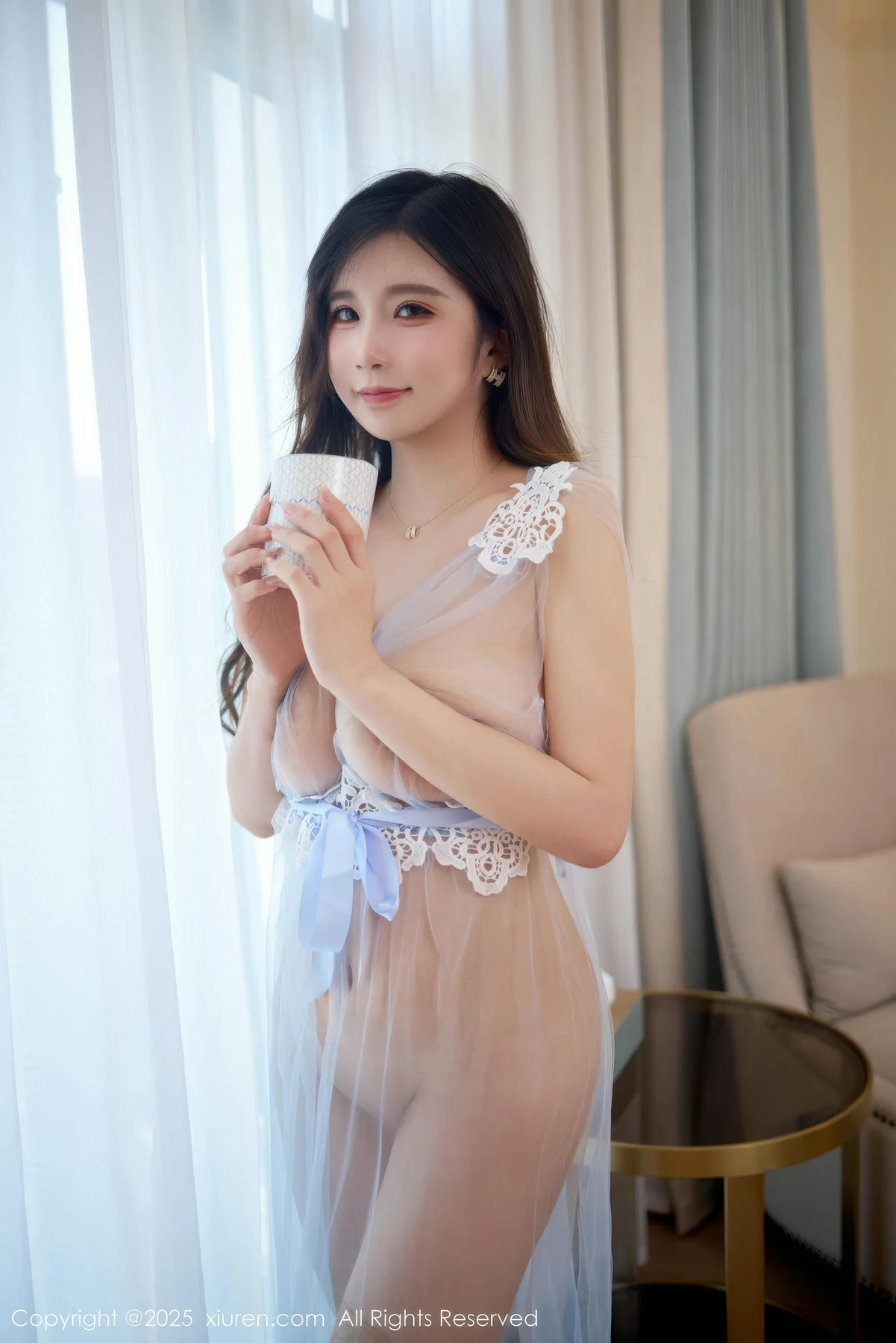 XiuRen 秀人 No.10963 小肉肉咪 白色蕾丝情趣 - 65