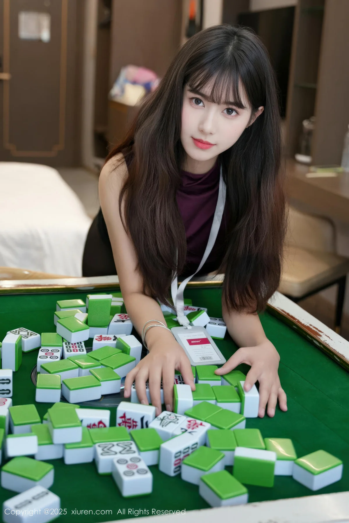 XiuRen 秀人 No.10980 艾米丽 紫色OL极致美腿诱惑妩媚 - 43