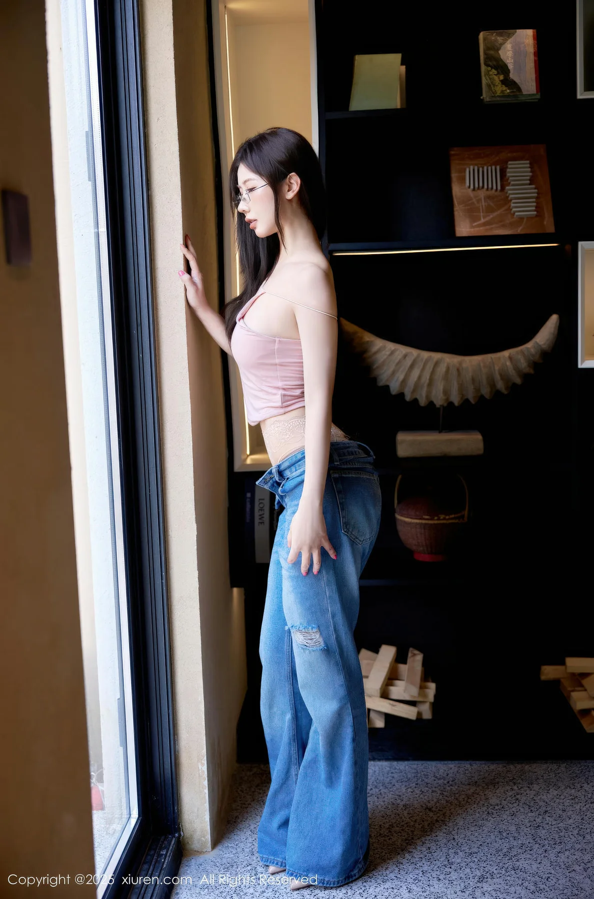 XiuRen 秀人 No.10983 尹甜甜sunny 洁白肤色粉色常服 - 37