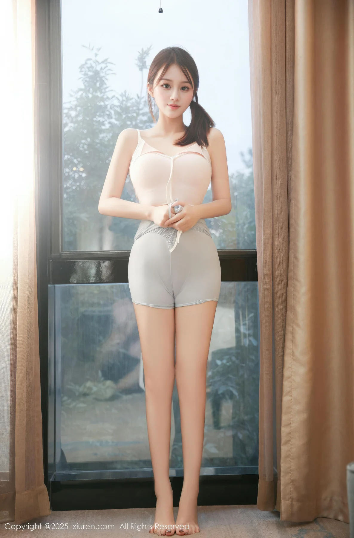 XiuRen 秀人 No.10985 炎恬kitty 粉色内衣短裙萝莉 - 9
