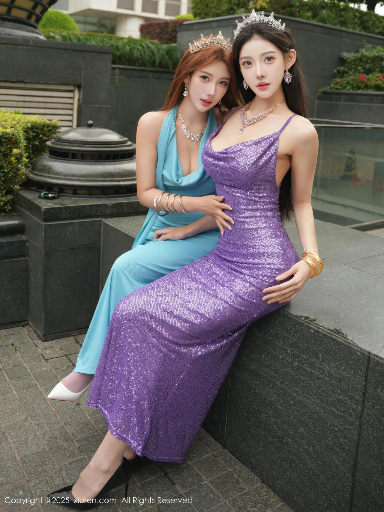 XiuRen 秀人 No.10996 梨霜儿和金允希Yuki 双人写真模特合集 - 18