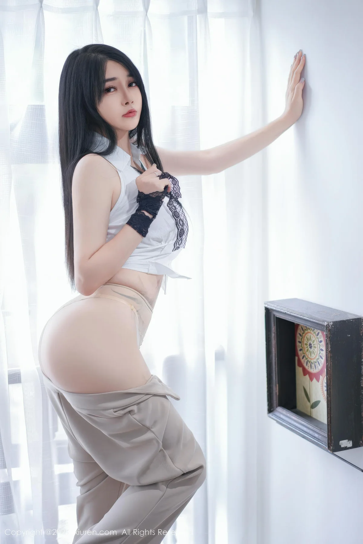 XiuRen 秀人 No.11038 凯竹法师浅色内衣肉色丝袜 - 14