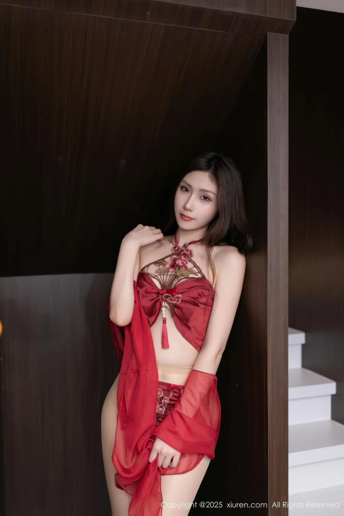 XiuRen 秀人 No.11040 刘婷婷红色古装香肩私房 - 13