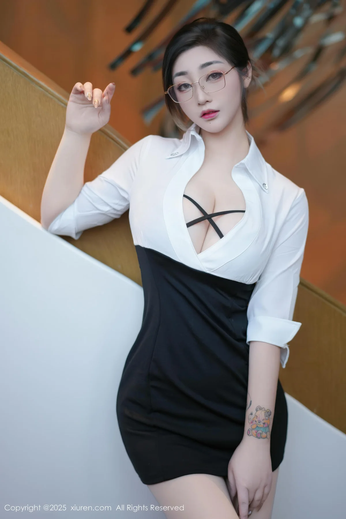 XiuRen 秀人 No.11045 妲己Toxic 短裙诱人肉色丝袜 - 8