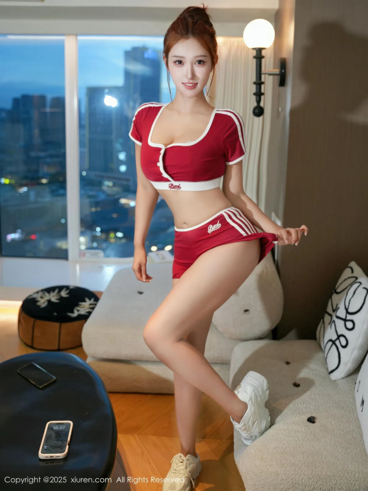 XiuRen 秀人 No.11052 梨霜儿和金允希Yuki 两位大美女黑丝参与拍摄 - 24